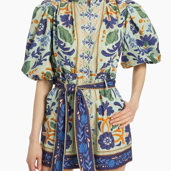 FARM Rio Ocean Tapestry Romper - Picture 3 of 7